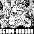 Gemini Dragon Black Tank Top