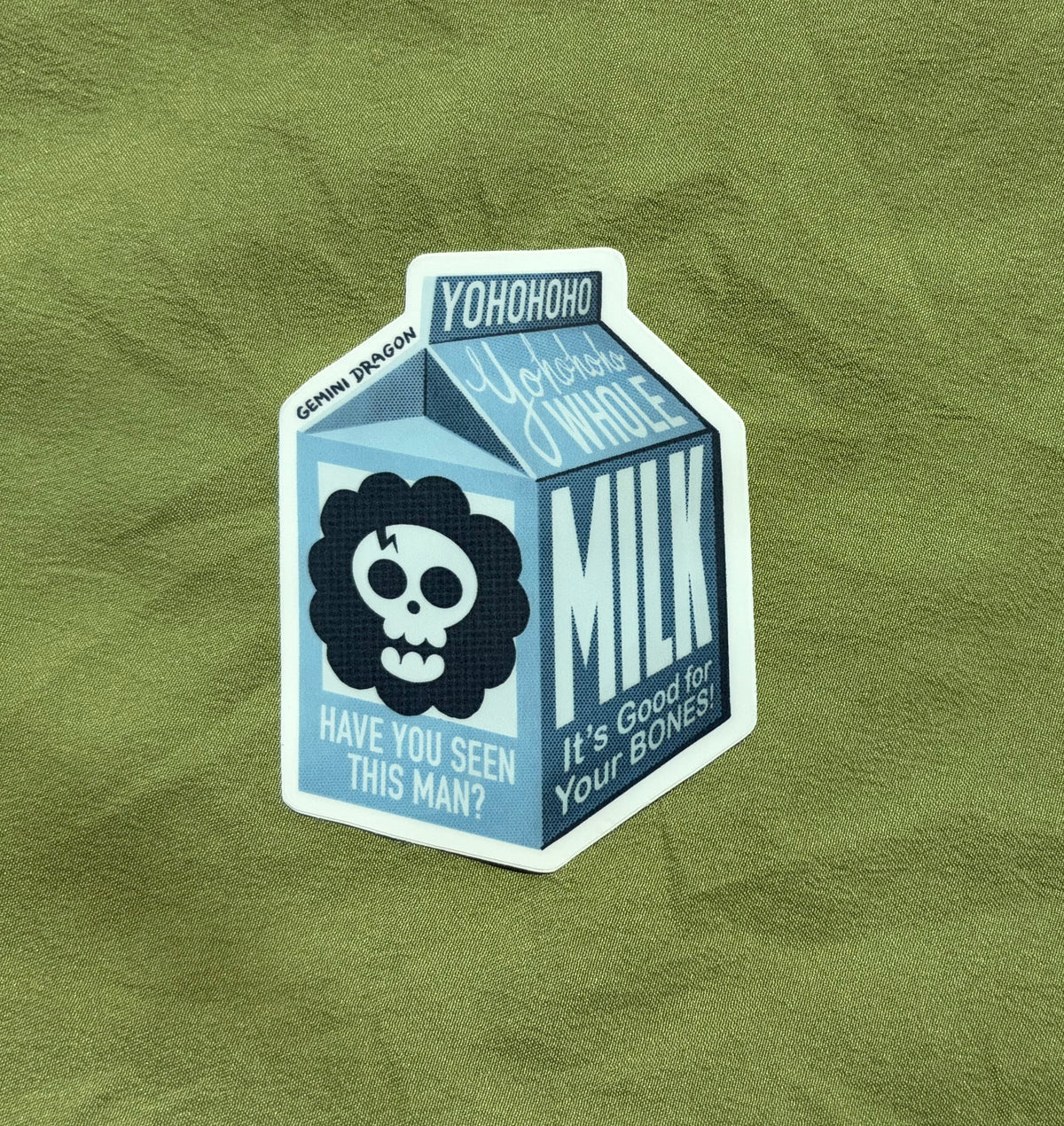 Skeleton Milk Magnet