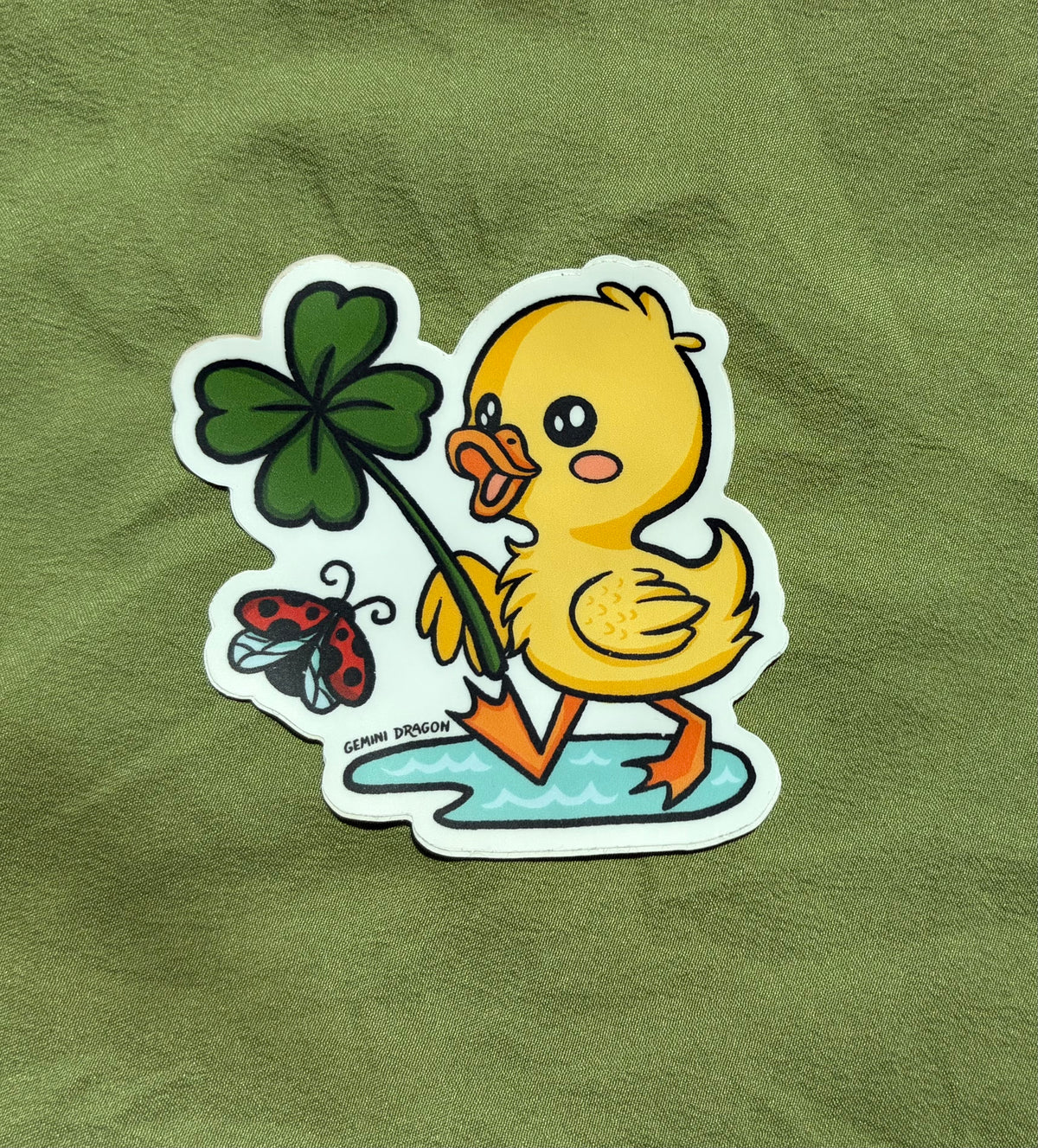 Lucky Duck Sticker