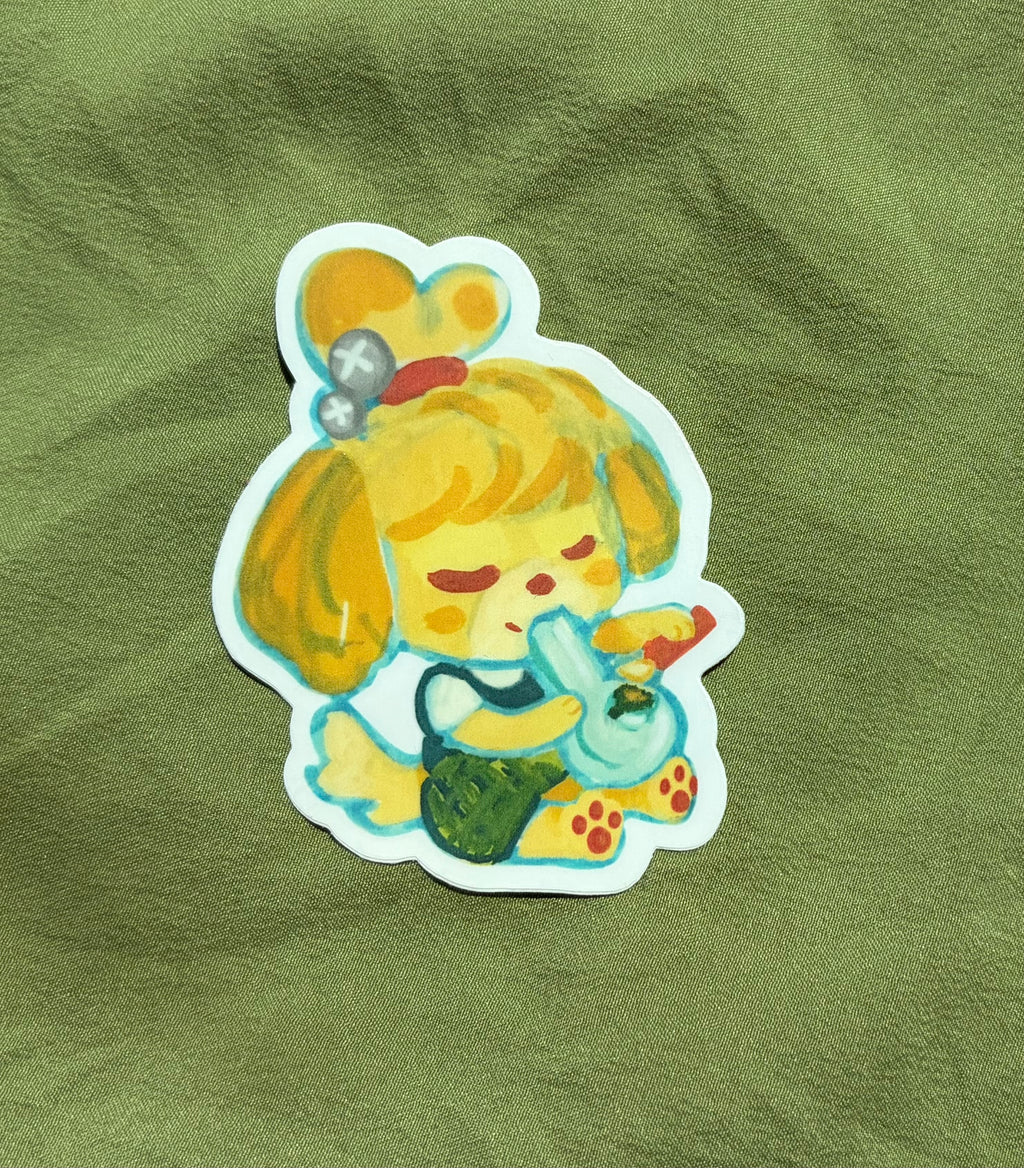 Secretary Shih Tzu Sparking Sticker