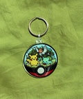 Grass Battle Friends Keychain