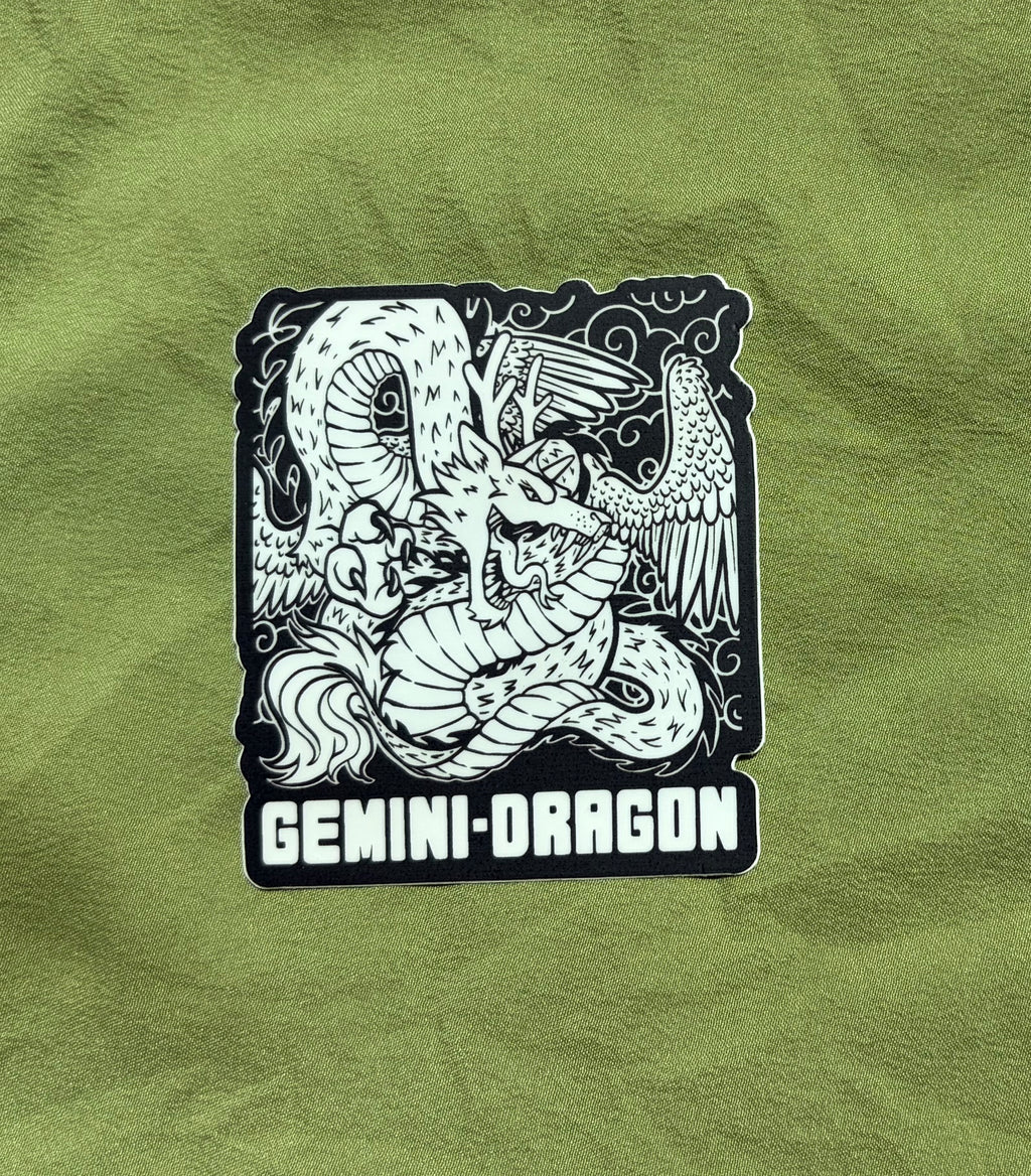 Gemini Dragon Sticker