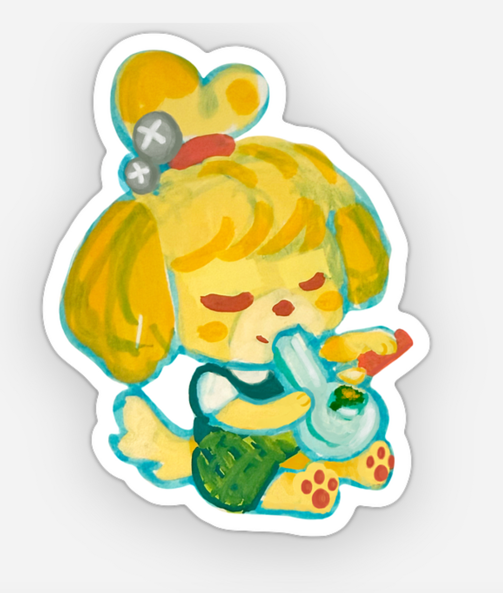 Secretary Shih Tzu Sparking Sticker