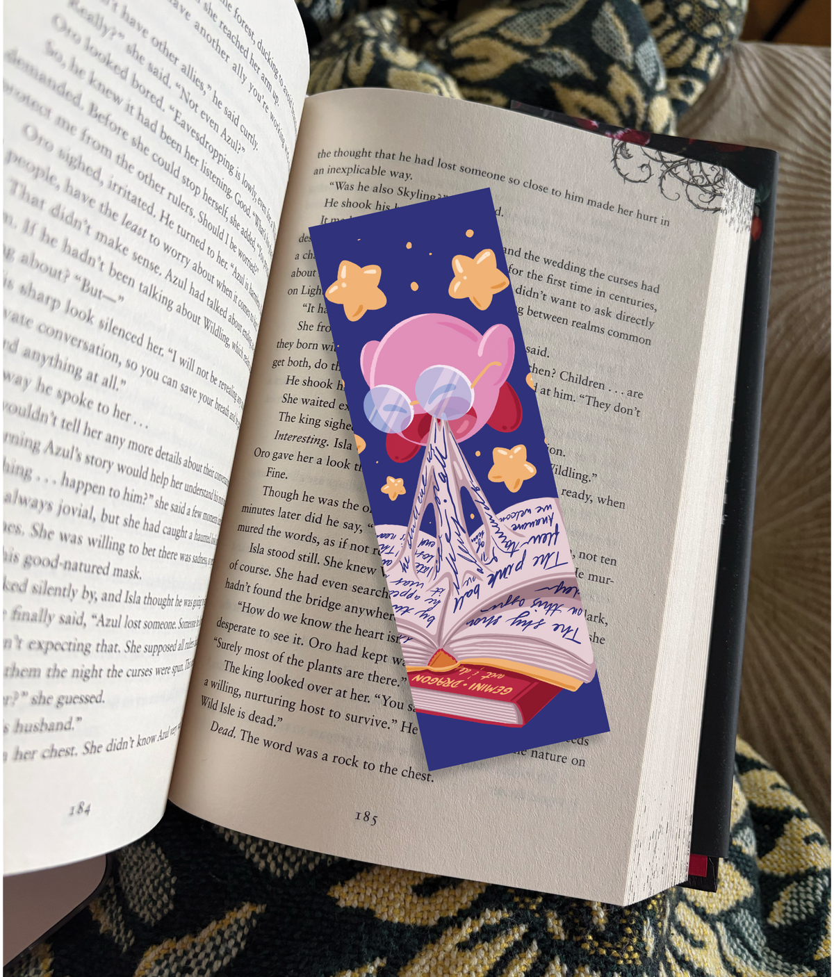 Pink Puff Bookmark