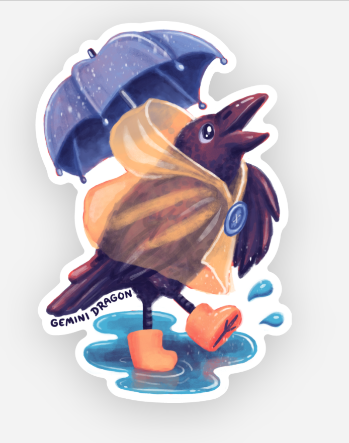 Crow Sticker