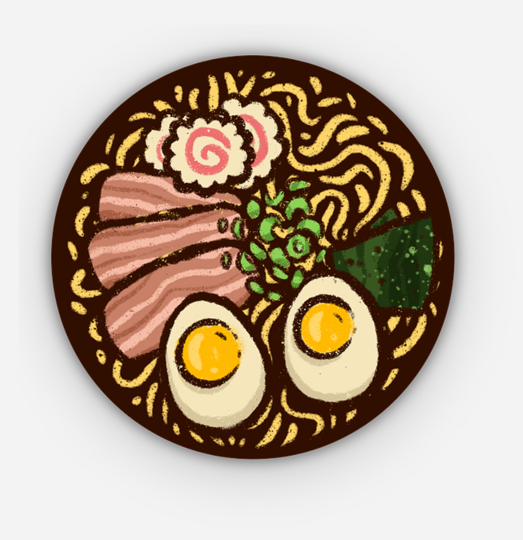 Ramen Sticker