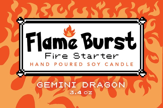 Flame Burst Candle